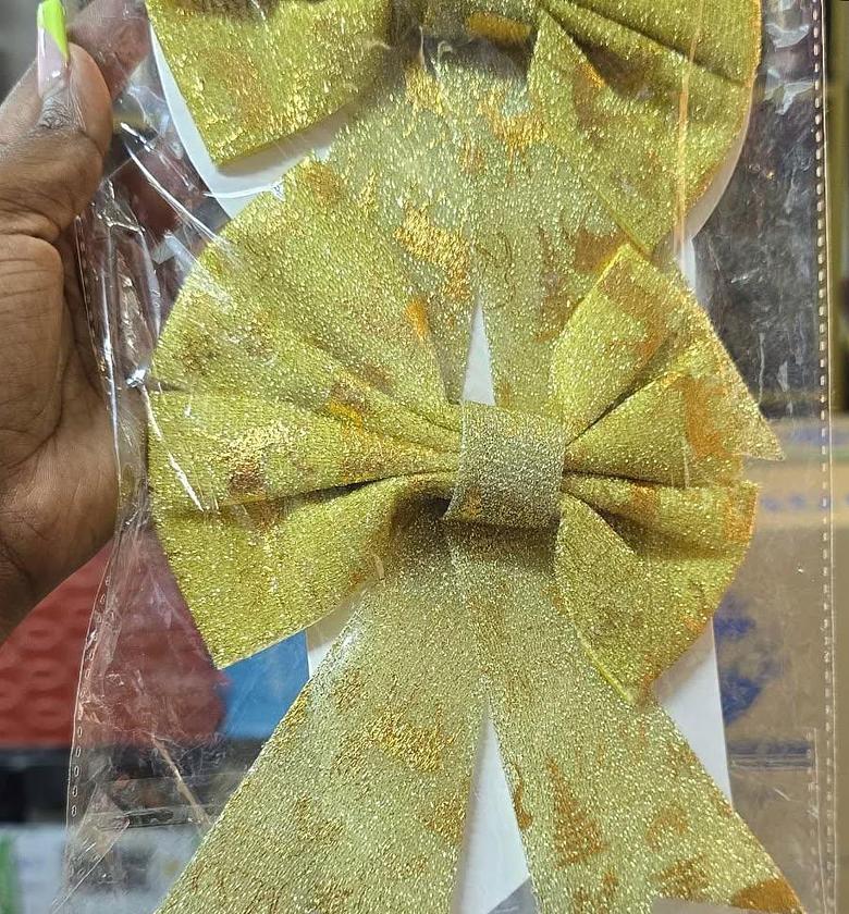 2pcs Christmas ribbon set. image