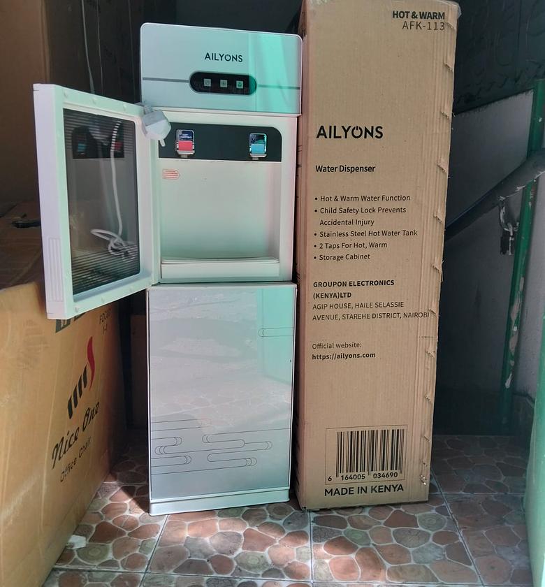 WATER DISPENSER. Ailyons Afk-113 hot and normal standing dispenser  image