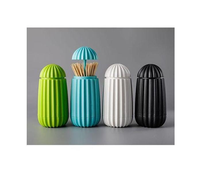 Retractable Toothpick Holder Automatic Pop-Up Toothpick Dispenser image