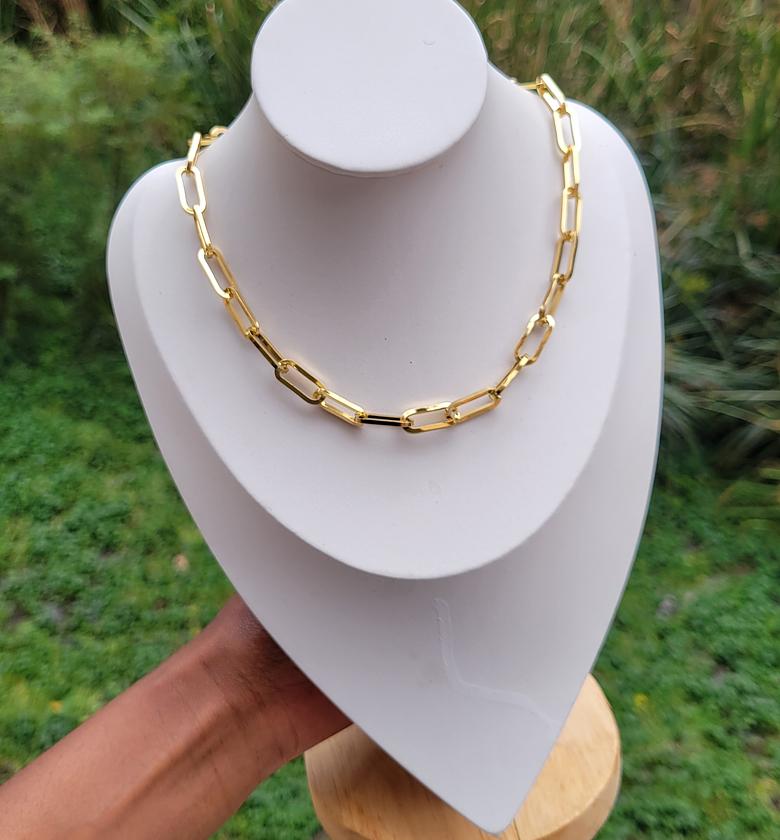 Paperclip chunky  necklace  image