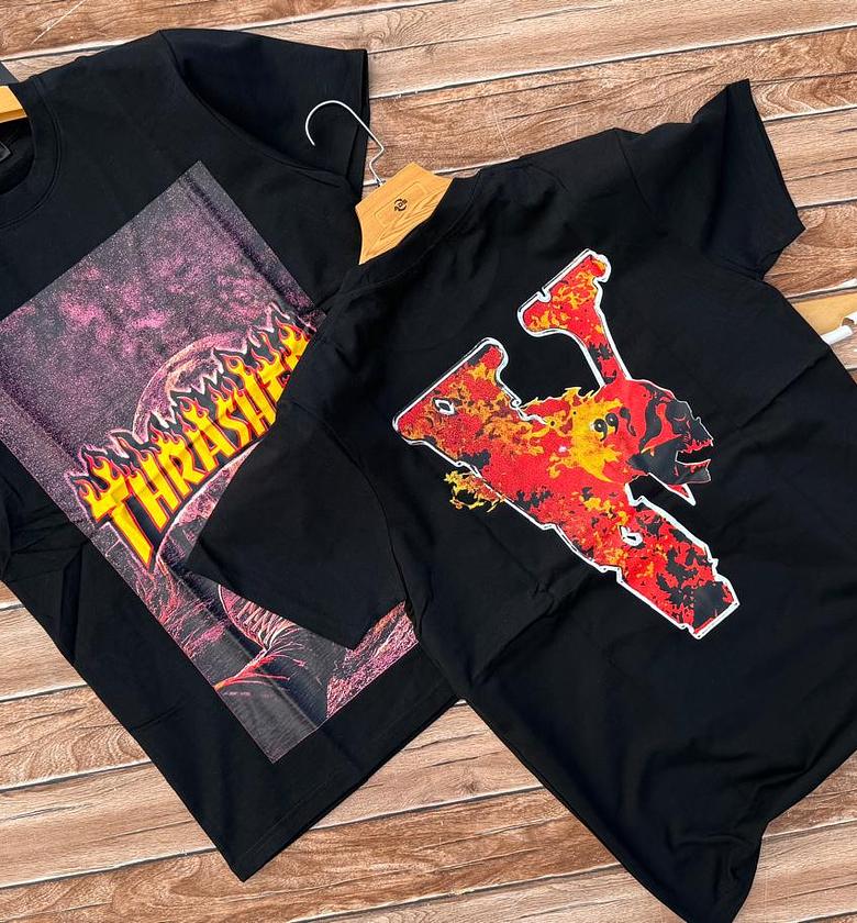 Men round neck heavy cotton t-shirts  image