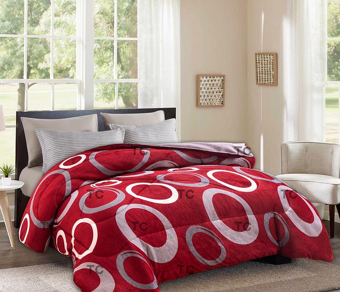 Heavy Woolen blankets-red image