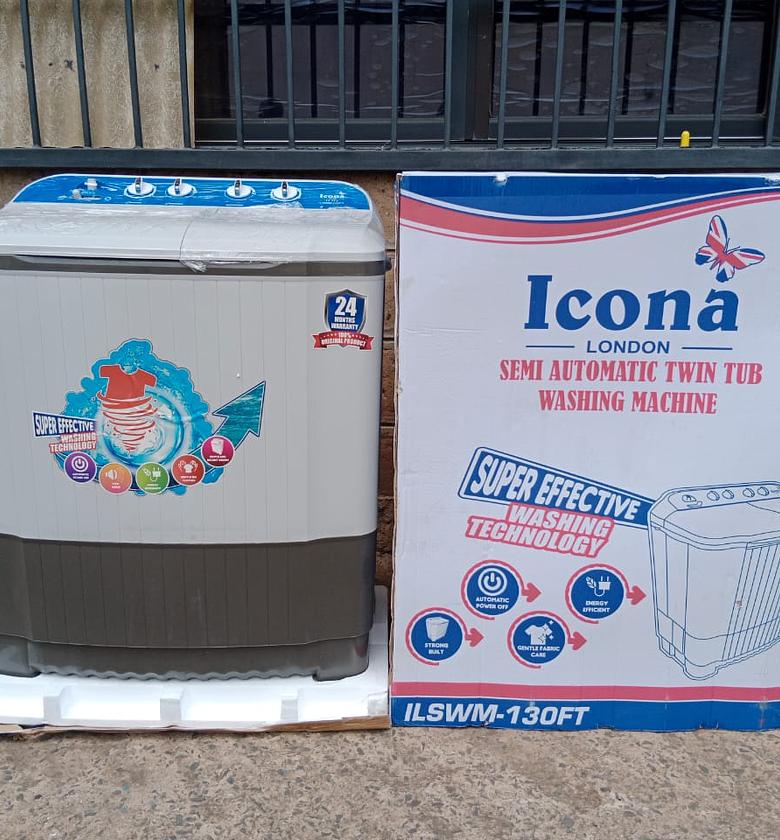 WASHING MACHINE. 13kgs icona twin tub washing machine image