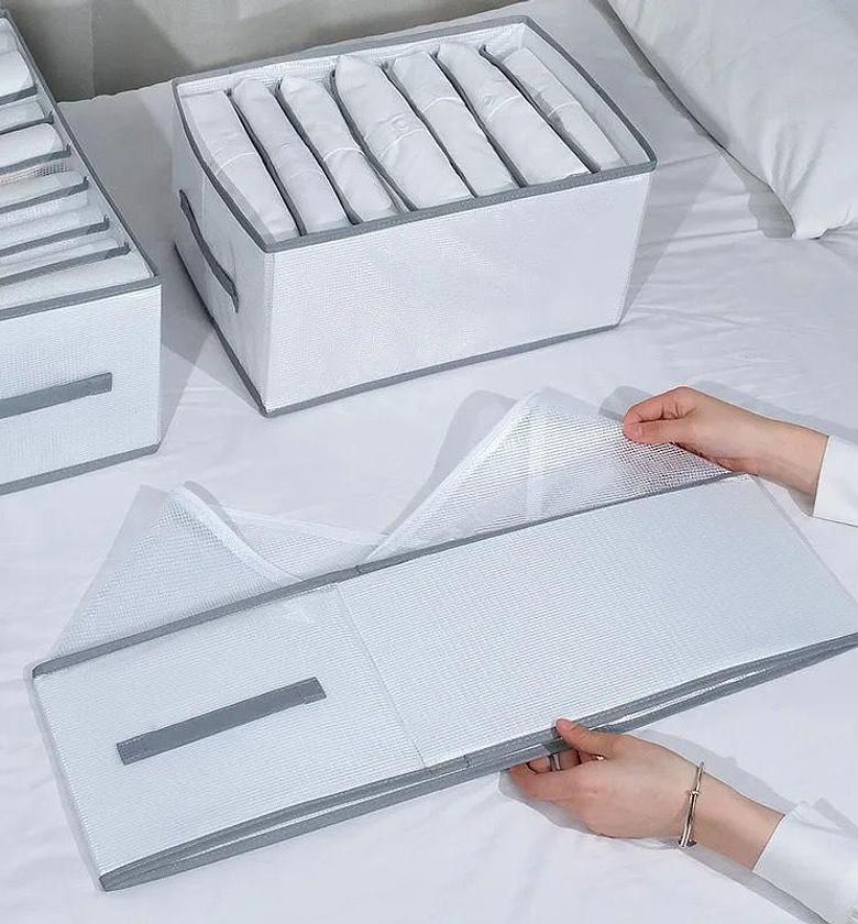  8 grid Jeans Compartment Storage Box  image