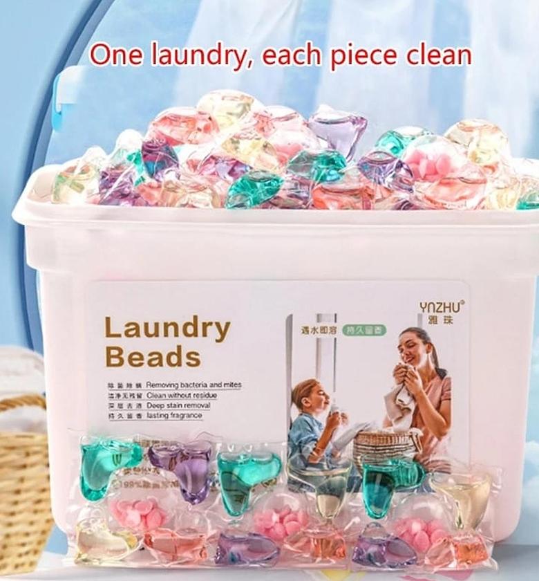 LAUNDRY BEADS. 30 piece fragrance laundry beads image
