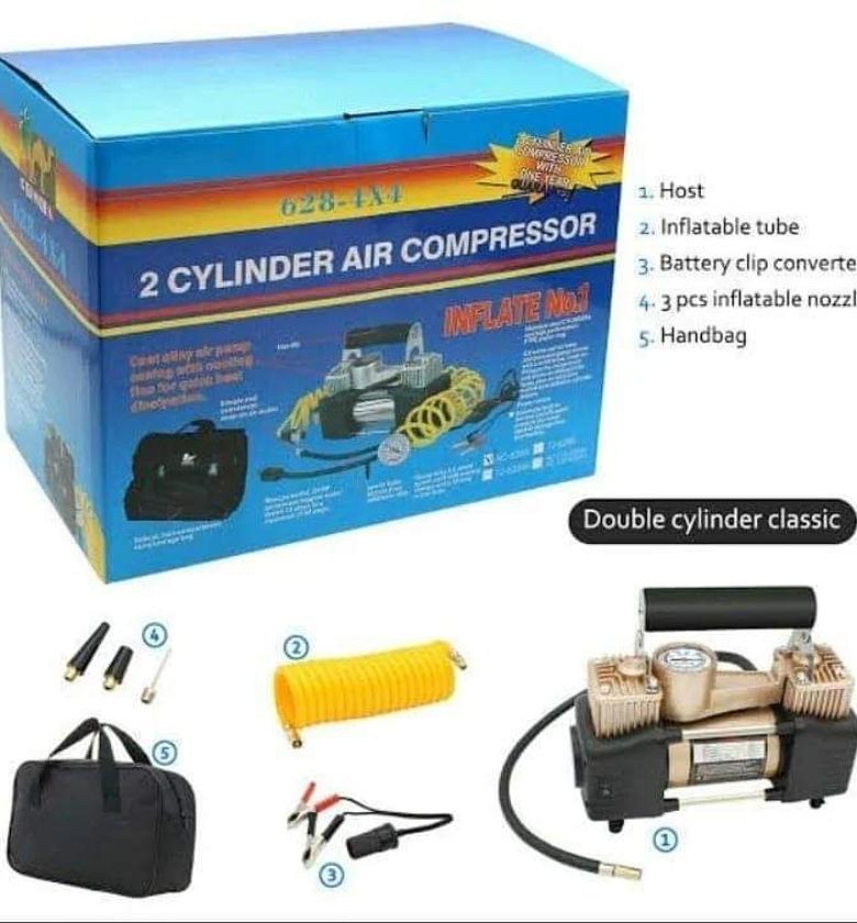 AIR COMPRESSOR. 2-Cylinder Air Compressor/Tyre Inflator image
