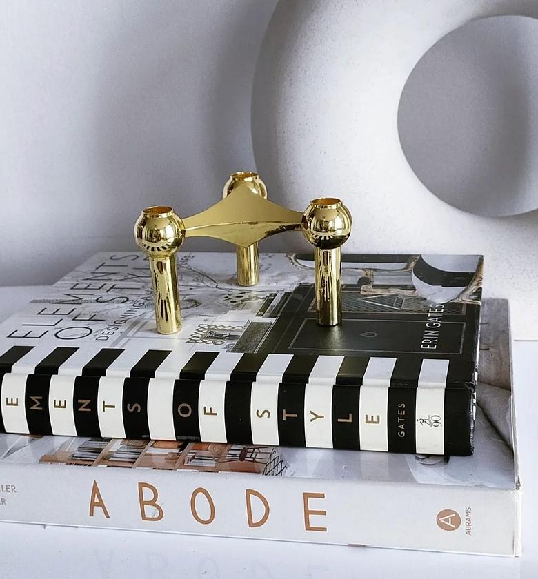 Tri-candle holder image