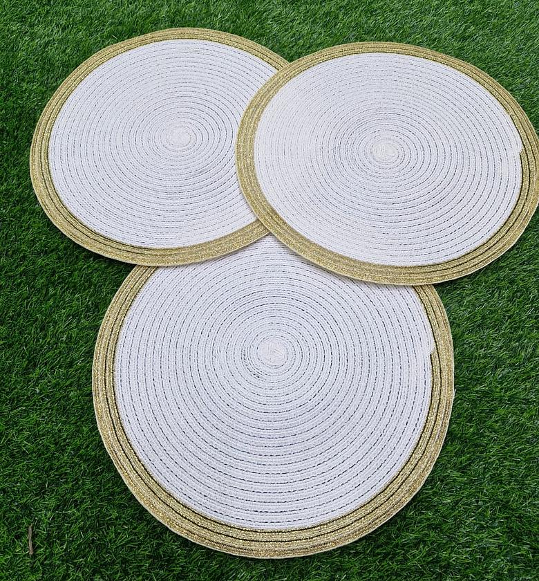 Wooven table top decor-6pcs image