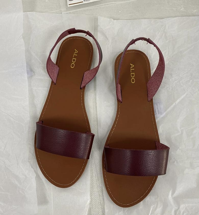 Aldo Leather Sling Back Sandals image