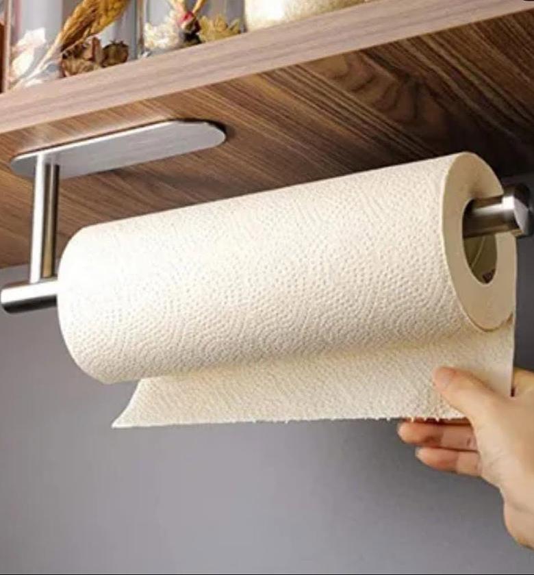 Long paper towel holder: image