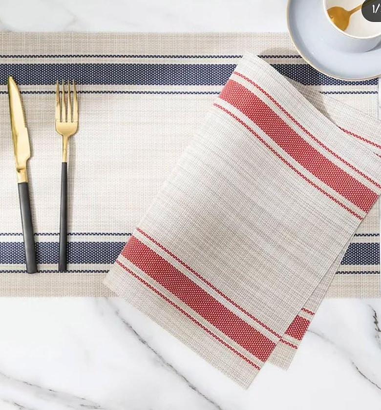 6pcs PVC table mats. image