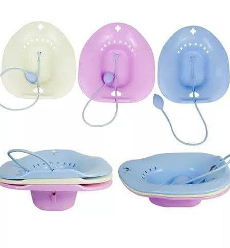 SITZ BATH. Sitz Bath Tub Gynecology After Birth Vaginal Cleaning Basin image