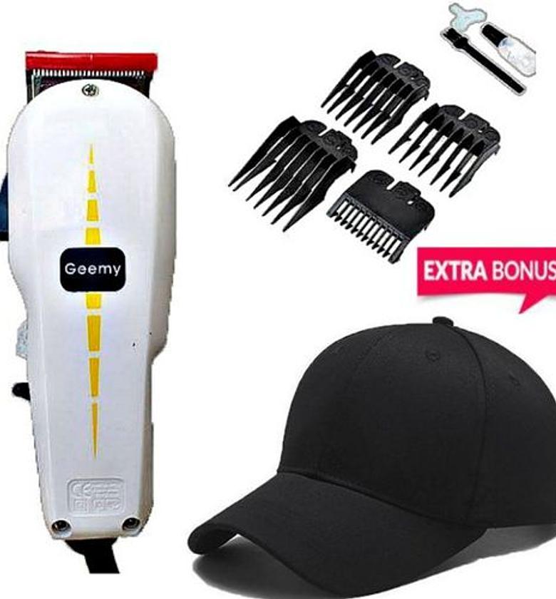 Geemy Hair Shaver & Beard Trimmer Barbering Machine + Free Cap AS A GIFT image