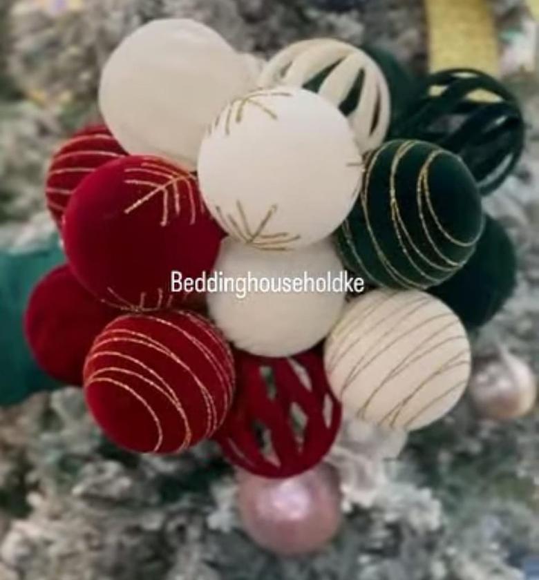 6pc set christmas ball. image