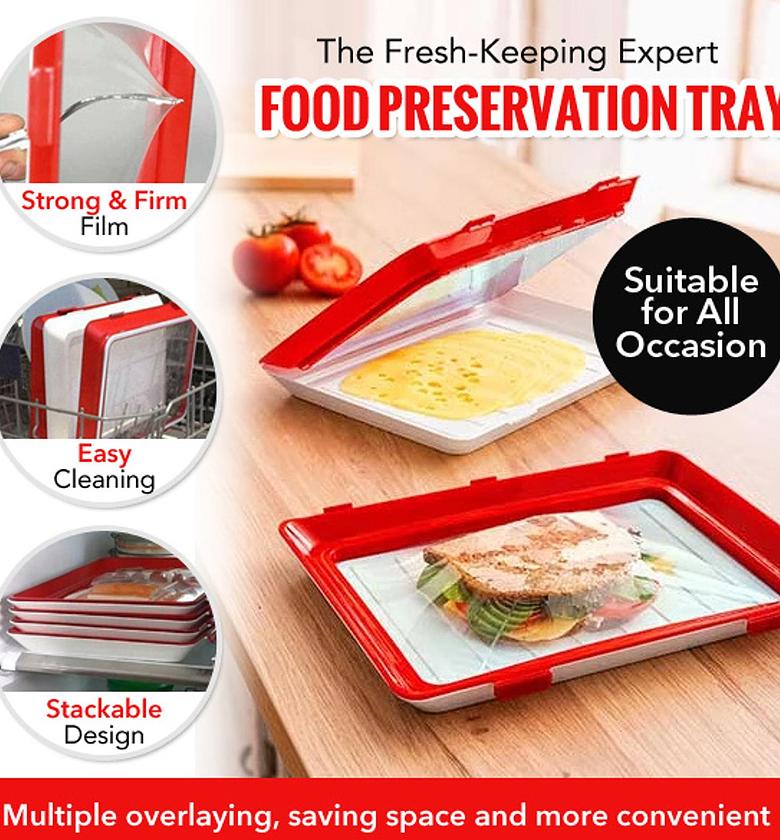 CLEVER TRAY. Food preservation clever tray image