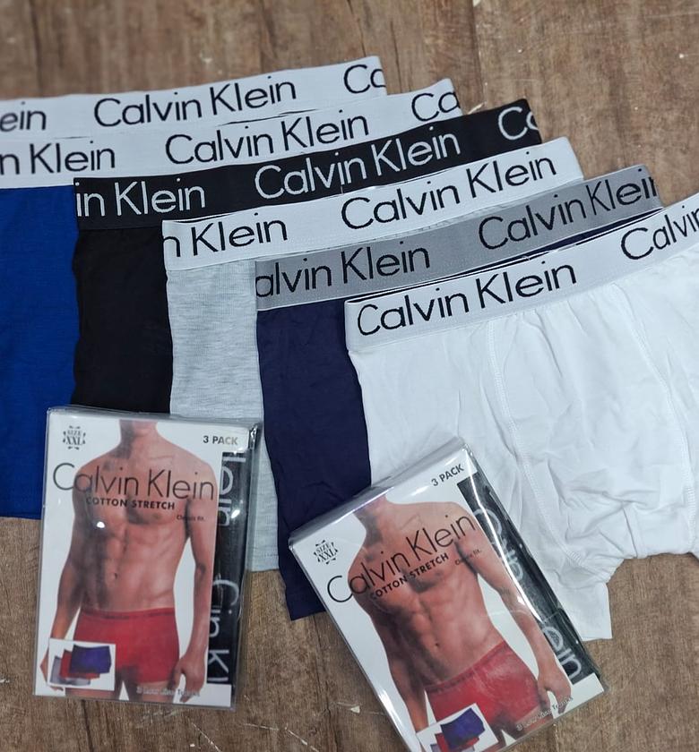Calvin klein men boxers(cotton stretch) (3 in 1) image