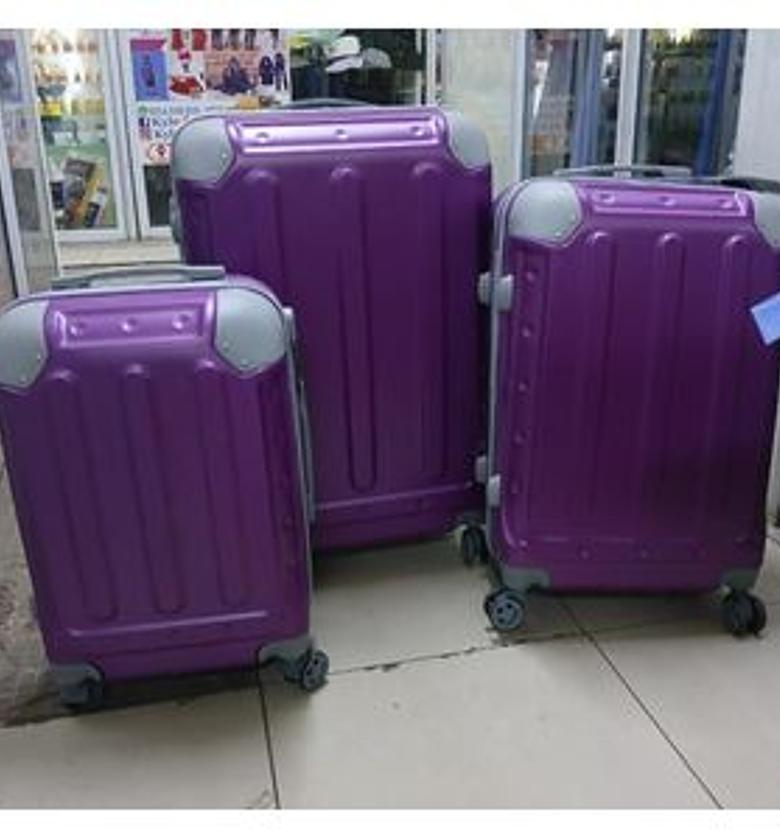 3 IN 1 fiber Luxurious  SUITCASE BRIEFCASE TRAVEL Bag size 4 image