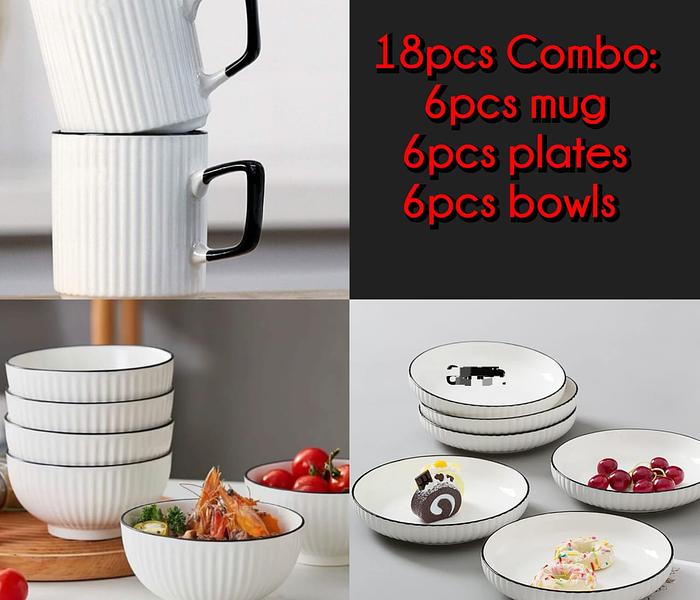 18pcs Japanese Dinner Set image