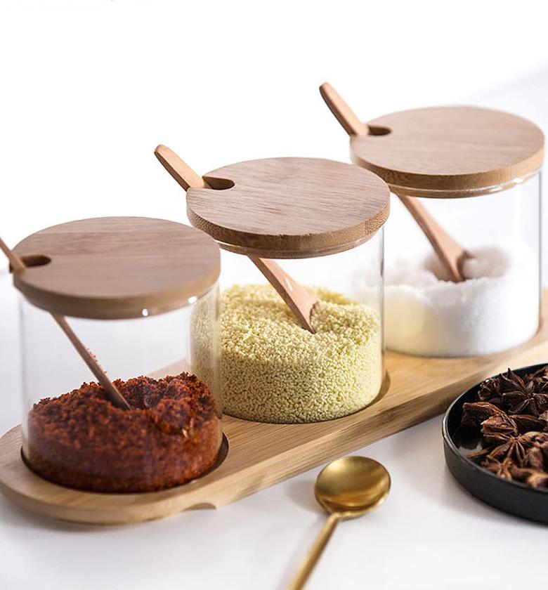 3 In 1 Spice Jars  image