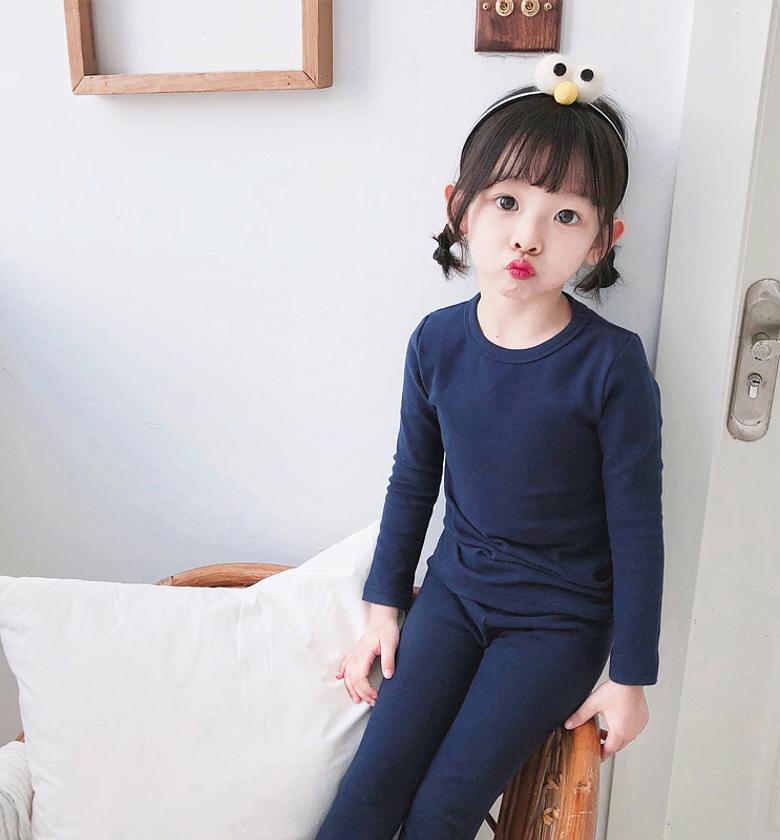 Full dark blue pajama image