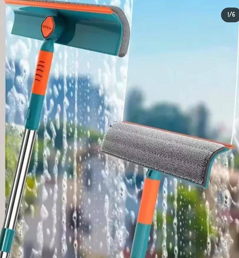 2 in 1 Telescopic Window cleaner/Wall Mop image