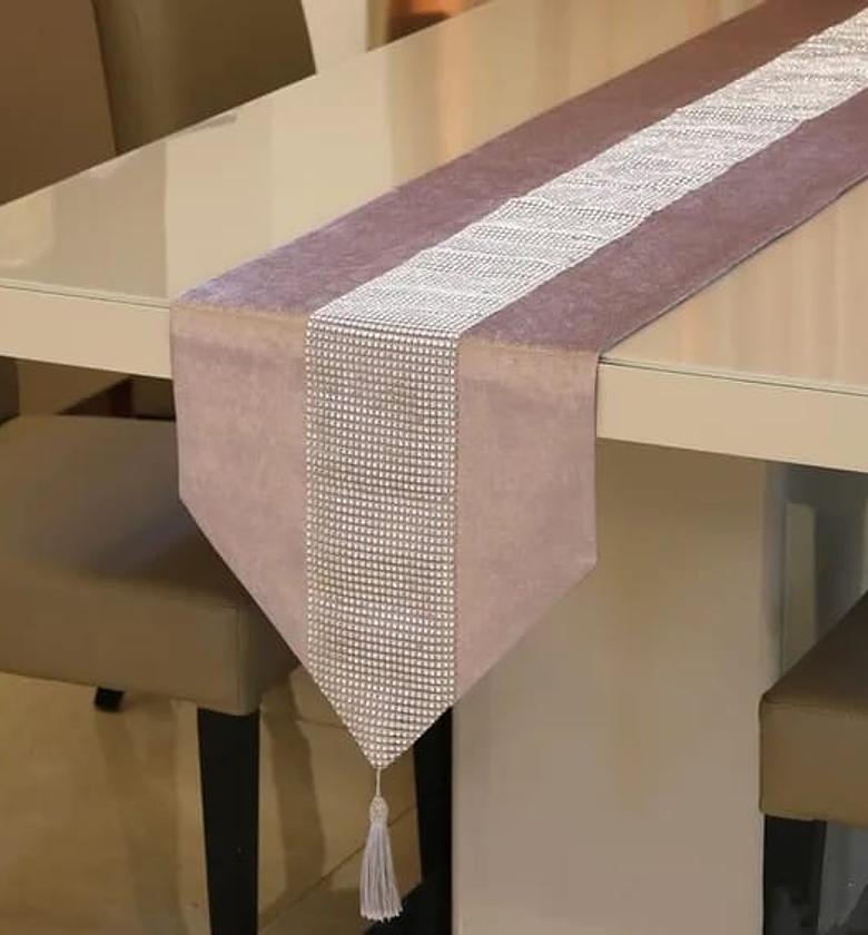 Velvet Table runners ▫️ length 210 cm        image