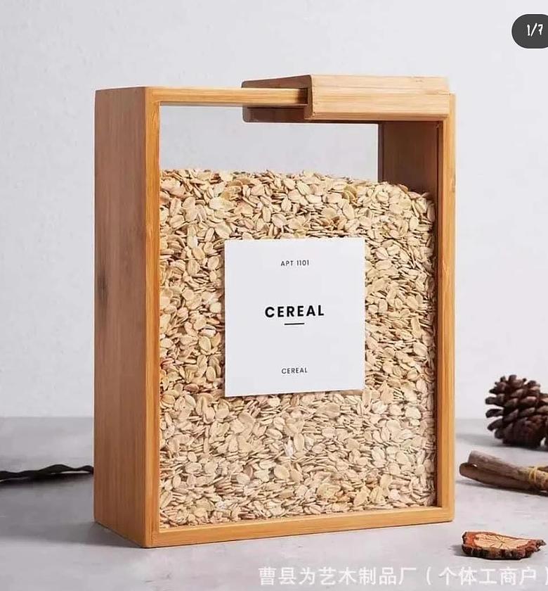 3L Transparent Dry Food/Cereals Storage Container image