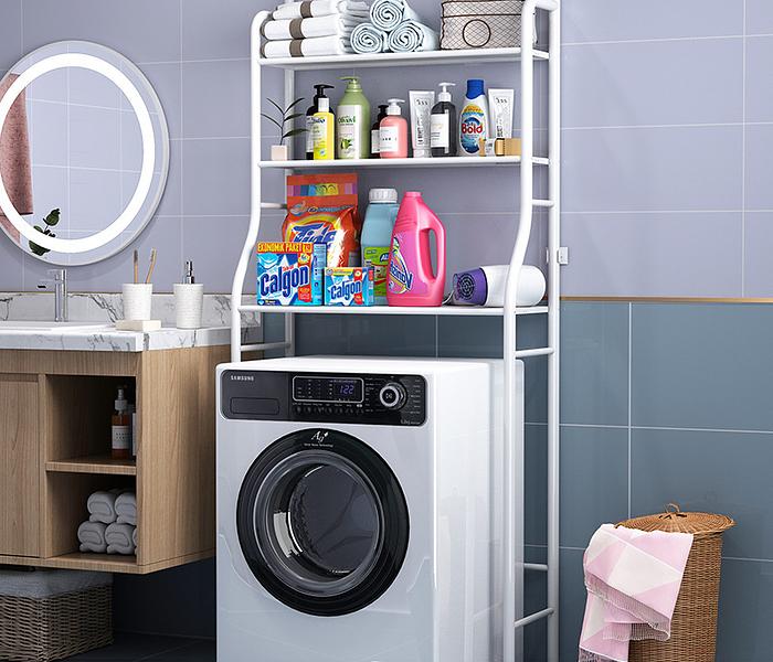 Washing machine rack -White image