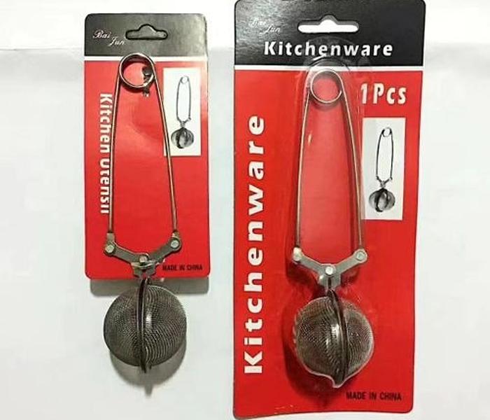 Steel sieve round closed image