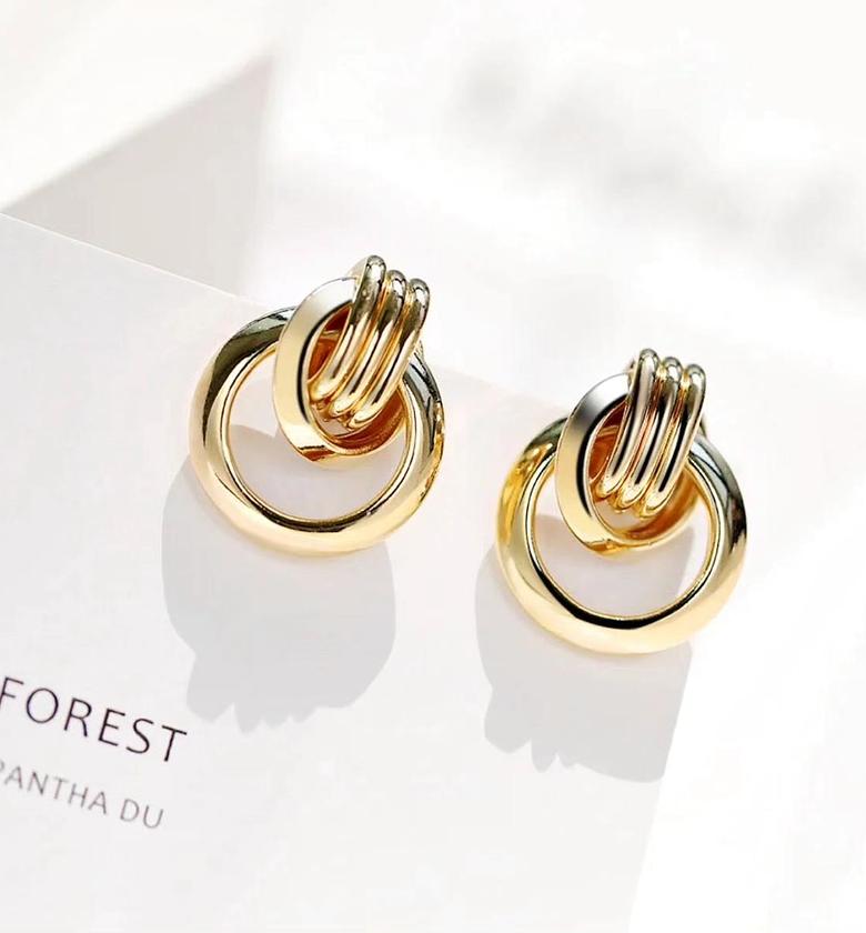 Golden earrings image