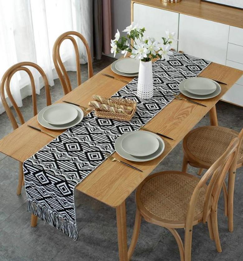 Linen Fabric table runner  image