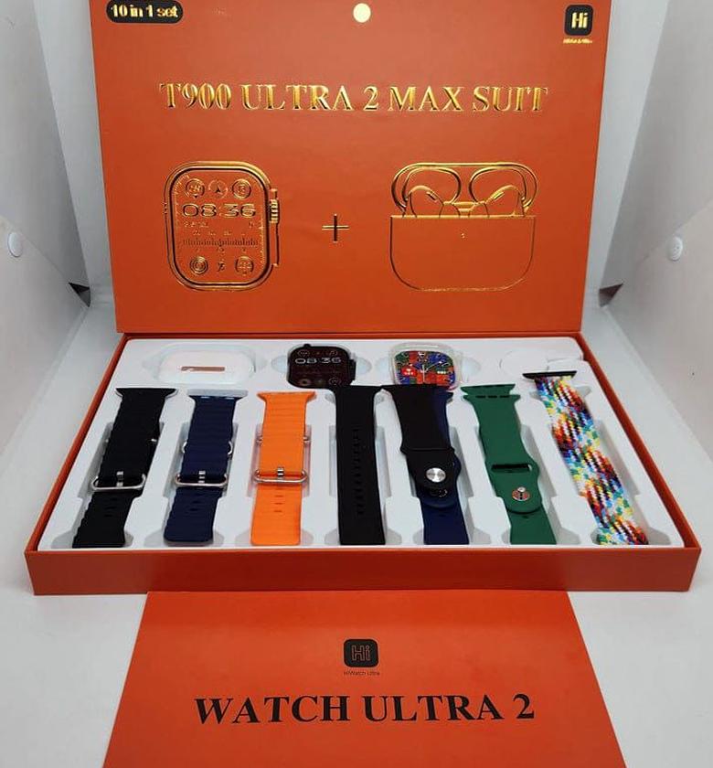 SMART WATCH. T900 ULTRA 2 MAX SUIT 10 IN 1 - Smart Watch.  image