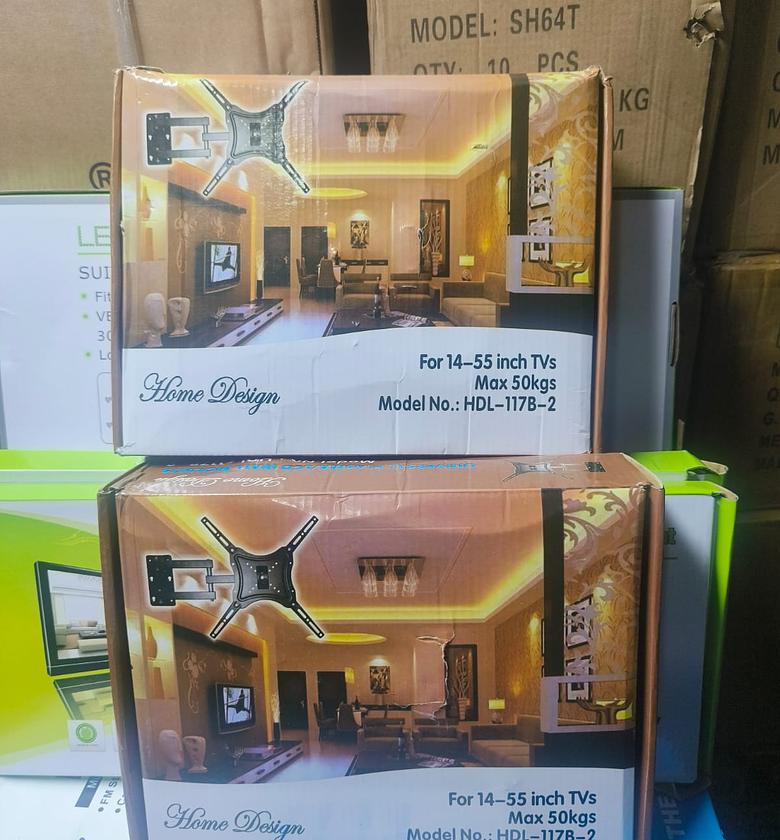 TV MOUNT. ROTATING 32"-55" TILT SWIVEL WALL MOUNT tv BRACKETS  image