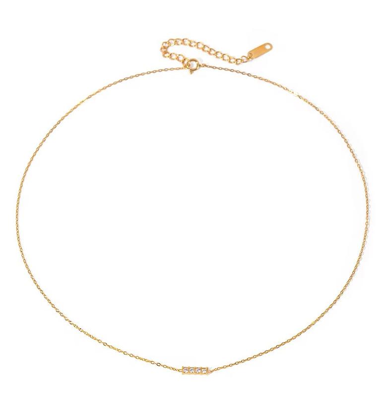  Hypoallergenic Necklace 18k Gold coated image
