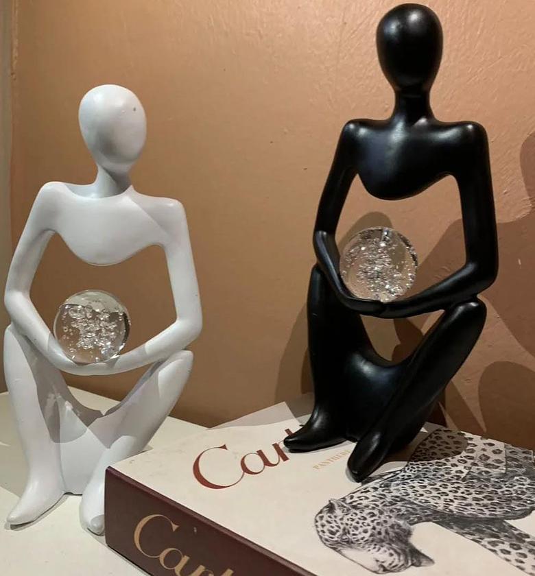 Unbreakable Big Size Home Decoration Statue Yoga Character. image