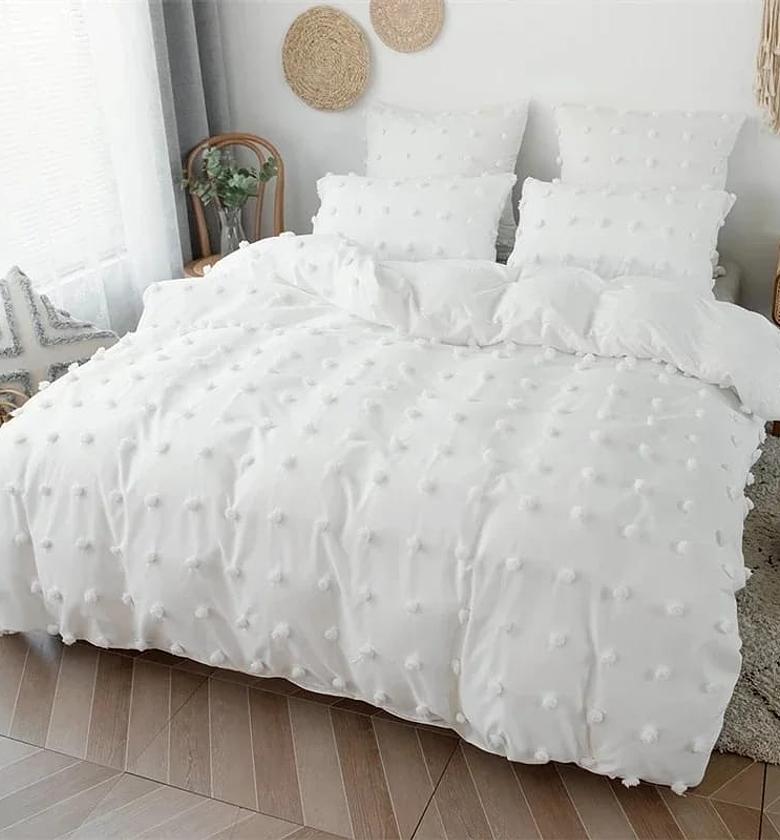 3pcs set  white duvet cover image