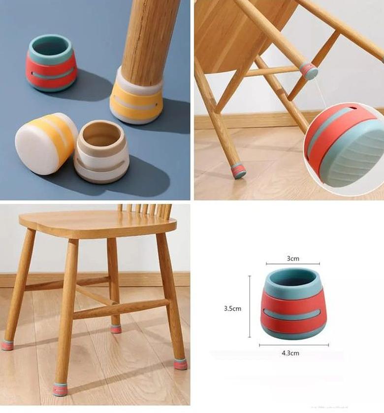 4pcs Silicone furniture protectors  image