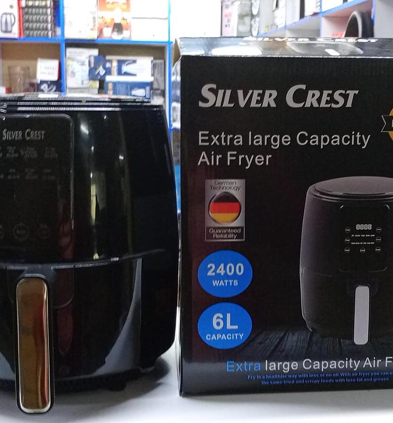 Quality Affordable Silver Crest Visible Air Fryer Capacity 6L With 8-preset Programs (110/220V) image