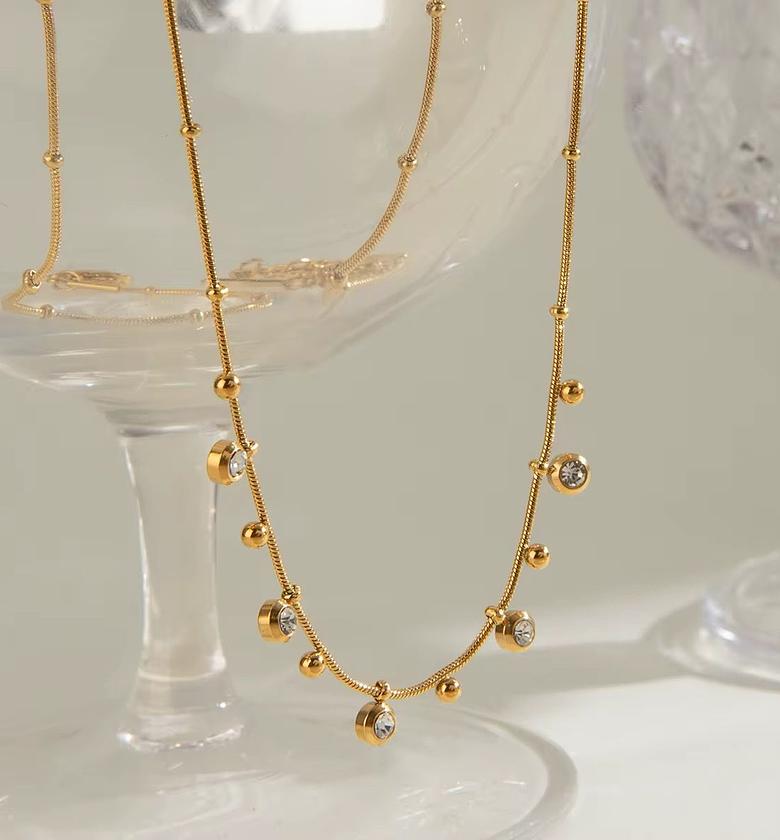 Hypoallergenic Necklace 18k Gold coated image