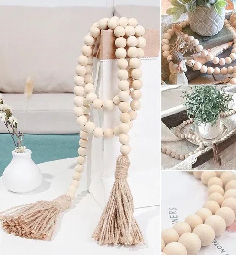 Decorative Bead Garland with Tassels  image