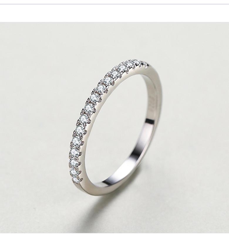 Cubic Zirconia Ladies/women wedding band/ring  image