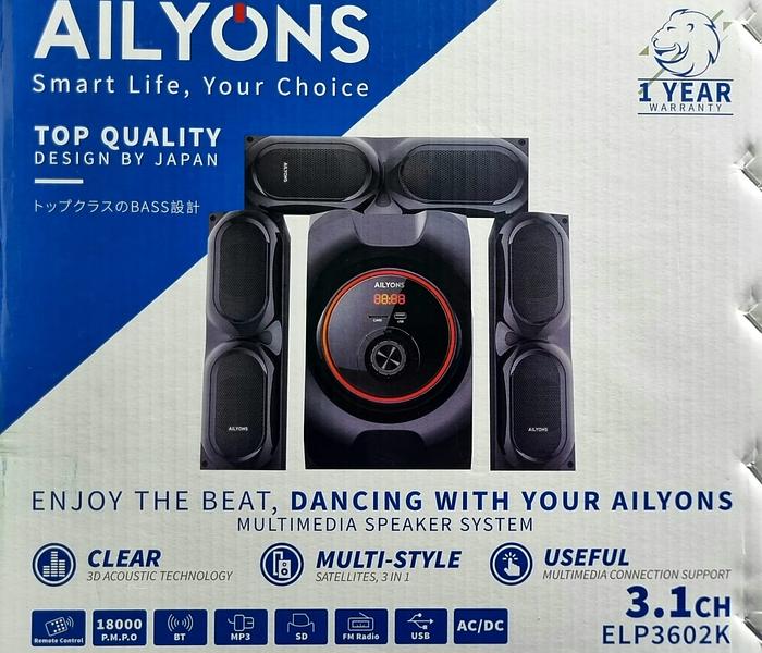AILYONS ELP3602K 3.1CH Multimedia Speaker image