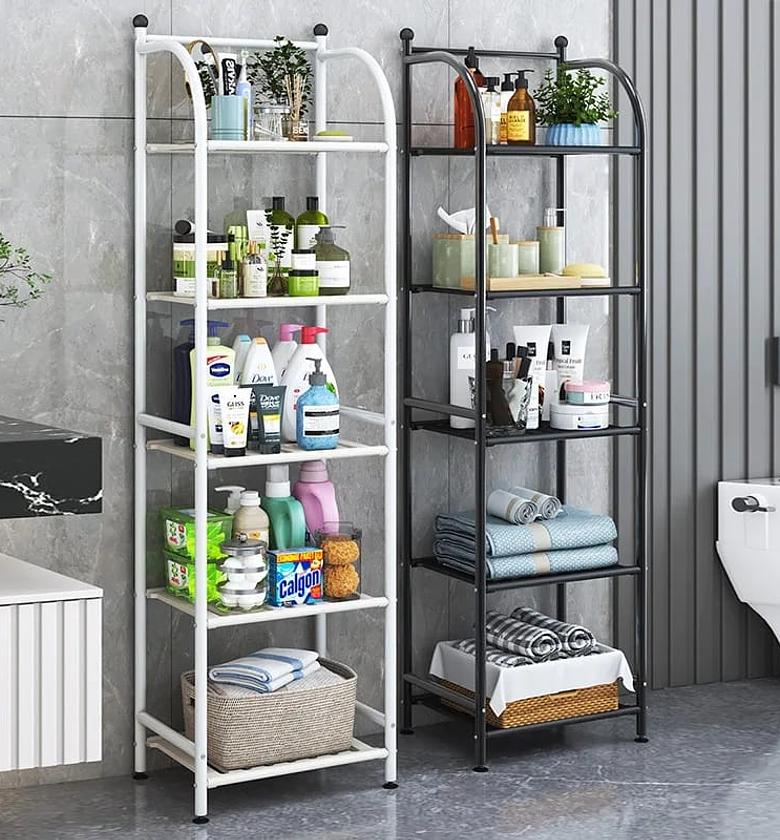 5 tier metallic rack image