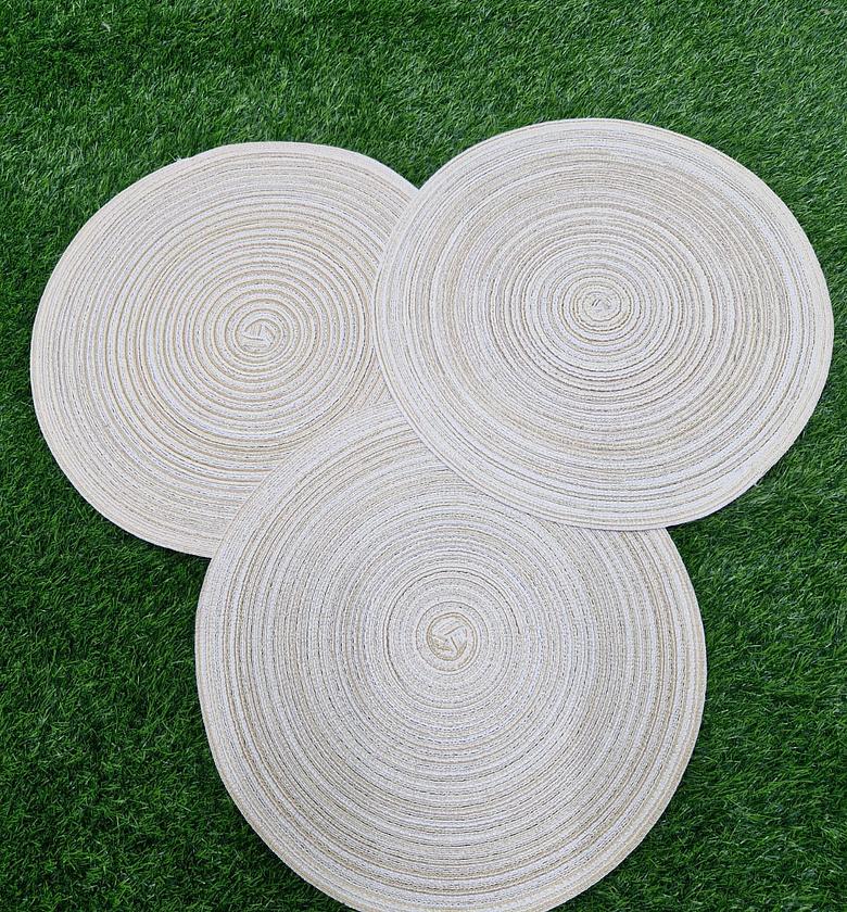 Wooven table top decor-6pcs image