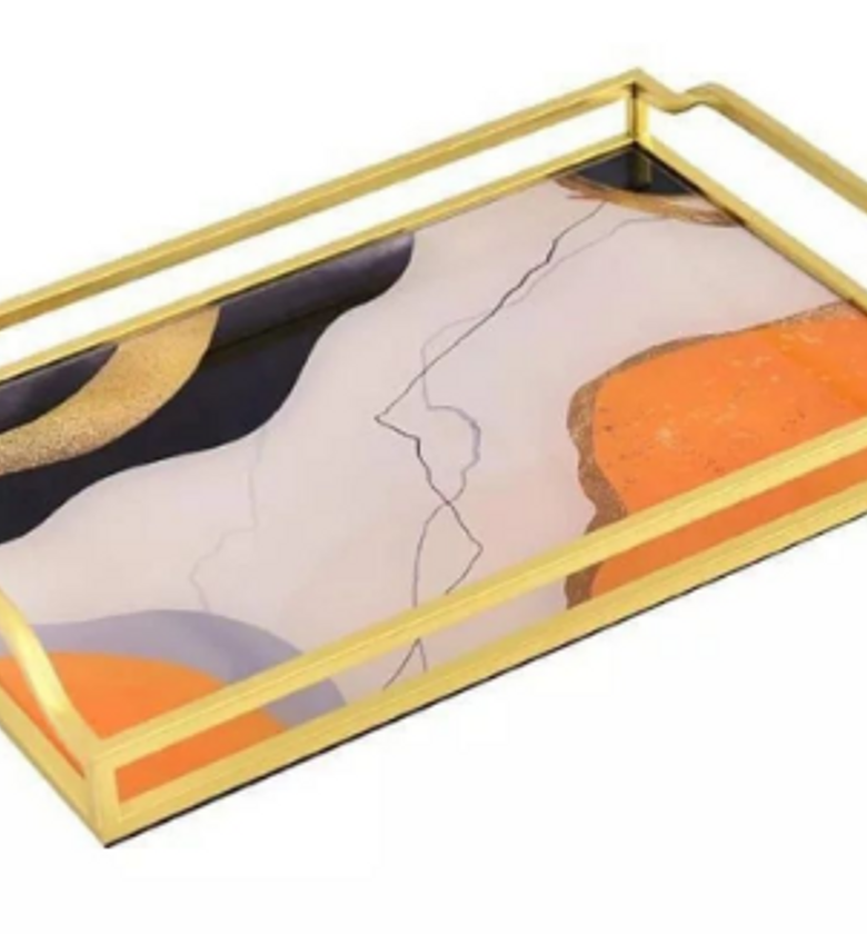 Decorative nordic tray. image