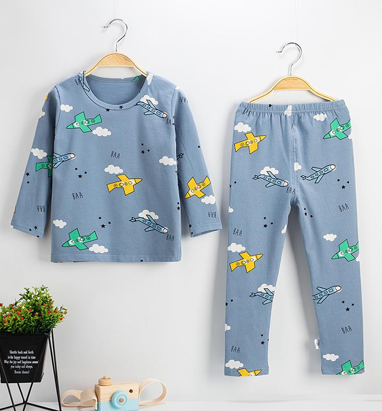Blue with aeroplane pajamas image