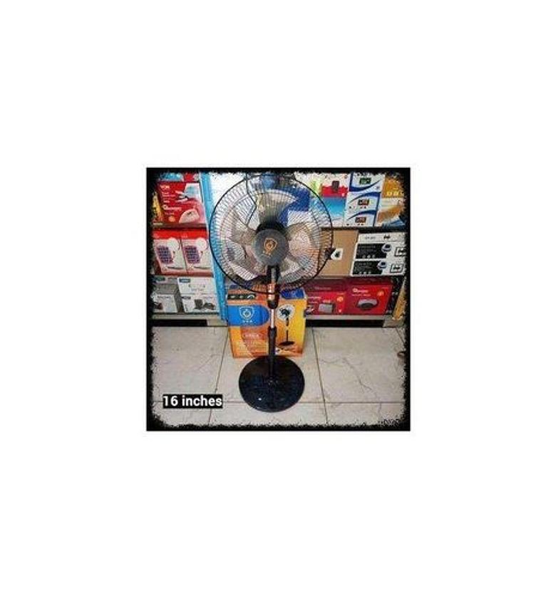 URK- 16 inches standing fan 3 speeds and a round base image