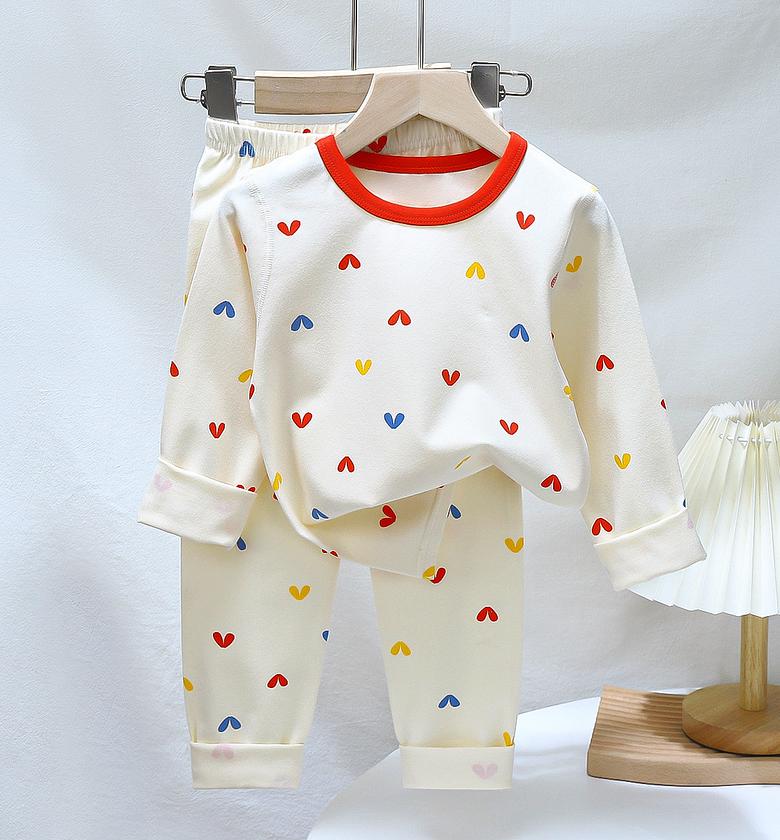 white with red collar and hearts image