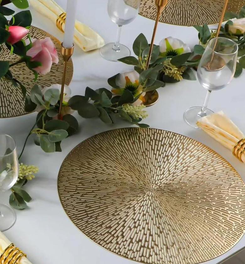 6pcs PVC table mats image