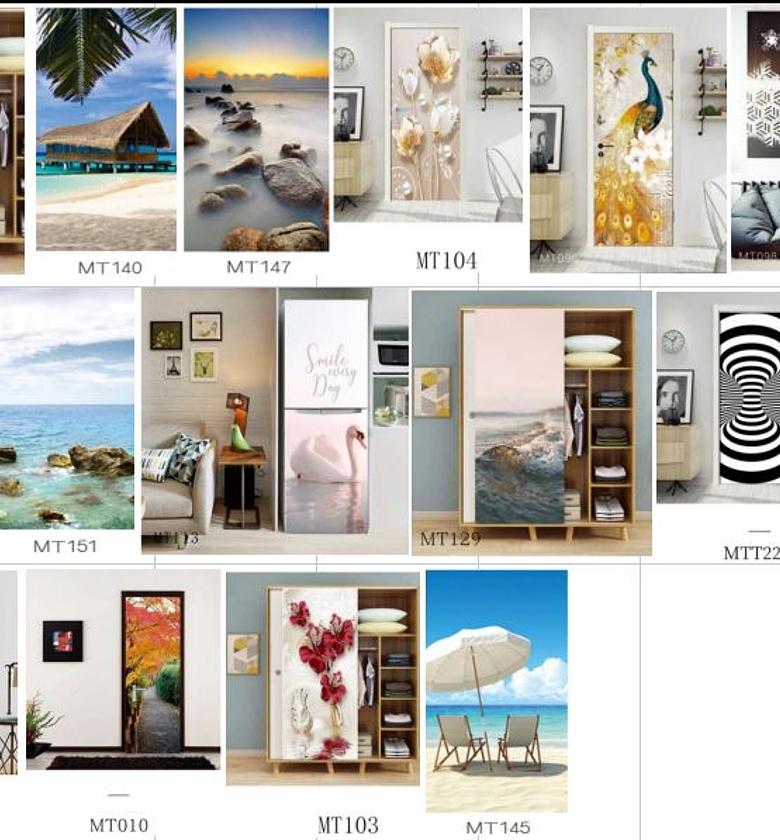 WALL STICKER. Three D Wall Sticker with Self Adhesive image